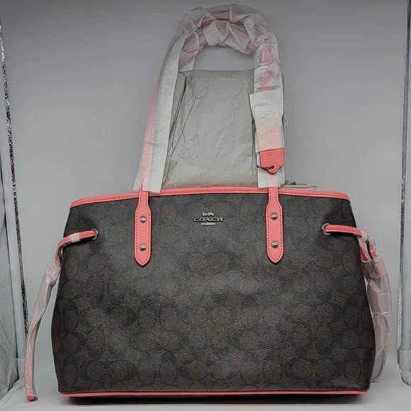 Coach Bags Coach Signature Drawstring Carryall Shoulder Bag